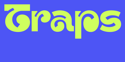 DK Traps Font Poster 1