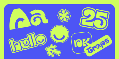 DK Traps Font Poster 5