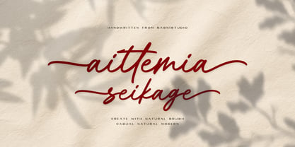 Aittemia Seikage Font Poster 1