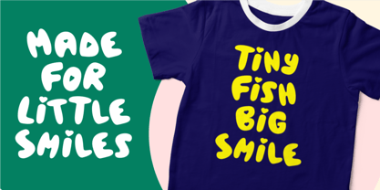 Bouncy Fish Font Poster 2