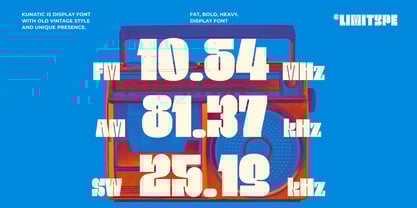 Kunatic Font Poster 10