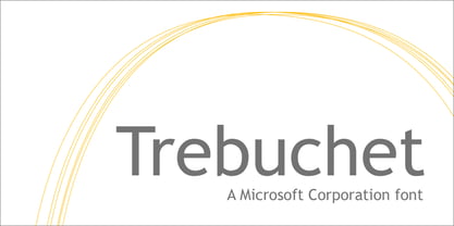 Trebuchet MS Font Poster 1