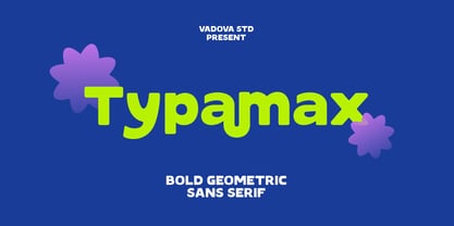 Typamax Font Poster 1