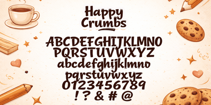 Happy Crumbs Font Poster 4