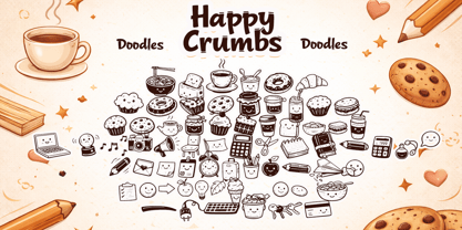 Happy Crumbs Font Poster 5