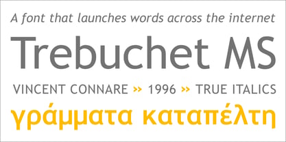 Trebuchet MS Font Poster 3