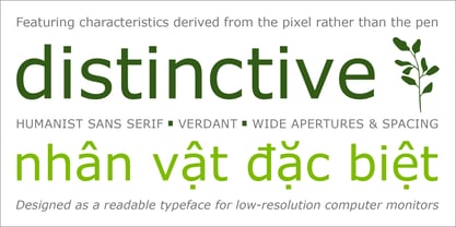 Verdana Font Poster 3