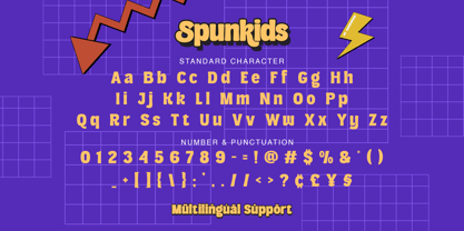 Spunkids Font Poster 12