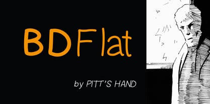 BDFlat Font Poster 1
