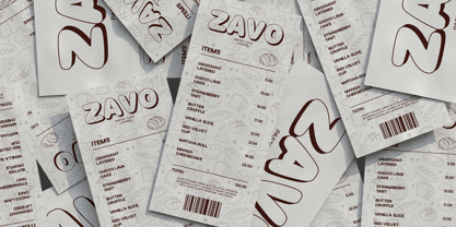 Zavo Font Poster 5
