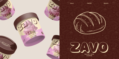 Zavo Font Poster 6
