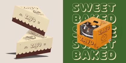 Zavo Font Poster 8