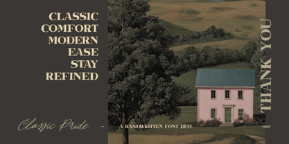 Classical Pride Font Poster 9