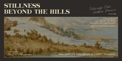 Classical Pride Font Poster 10