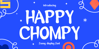 Happy Chompy Font Poster 1