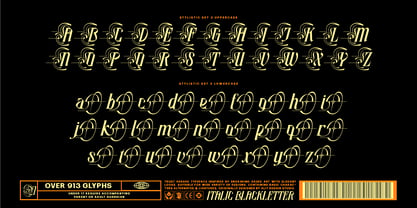Nocture Stars Font Poster 12