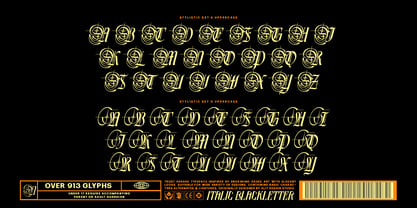 Nocture Stars Font Poster 14