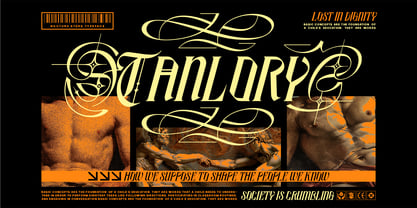 Nocture Stars Font Poster 3