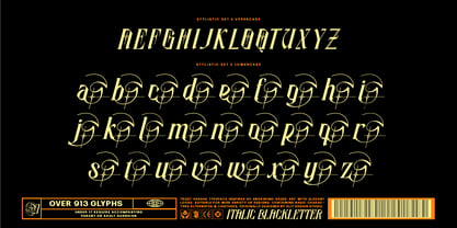 Nocture Stars Font Poster 10