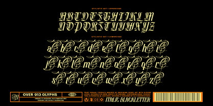 Nocture Stars Font Poster 8