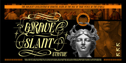 Nocture Stars Font Poster 2