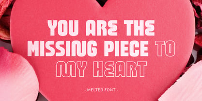 Melted Font Poster 3