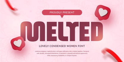 Melted Font Poster 1