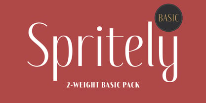Spritely Basic Font Poster 1