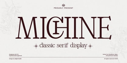 Michine Font Poster 1