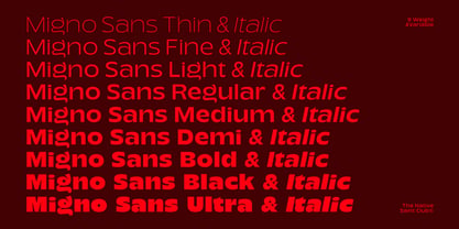 TNSC Migno Sans Font Poster 3