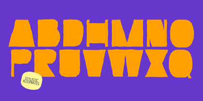 Paper Sticker Font Poster 7