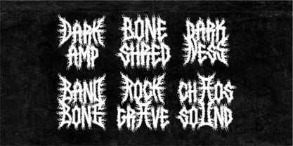 Black Grove Font Poster 2