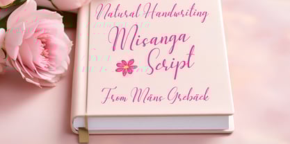 Misanga Script Font Poster 1