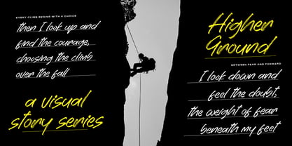 Ramble Hand Font Poster 5
