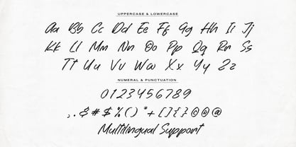 Ramble Hand Font Poster 8