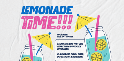 Coastella Font Poster 4