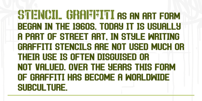 Strike Font Poster 2