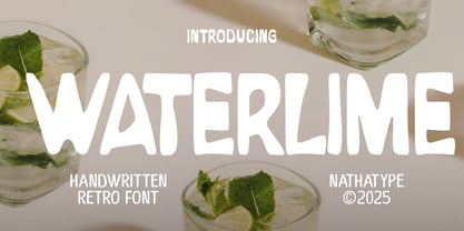 Waterlime Font Poster 1