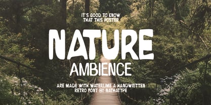 Waterlime Font Poster 3