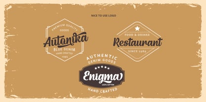 Autentica Font Poster 3