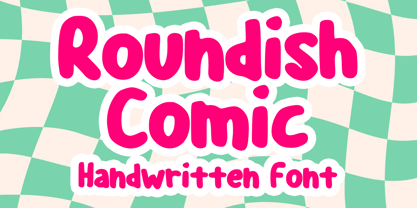 Roundish Comic Font Poster 1