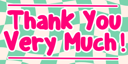 Roundish Comic Font Poster 5