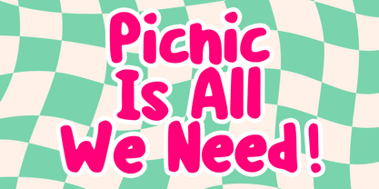 Roundish Comic Font Poster 3