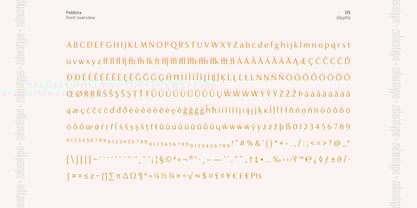 Feldora Font Poster 5