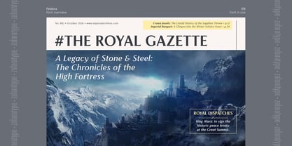 Feldora Font Poster 9