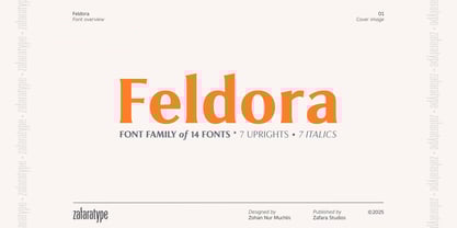 Feldora Font Poster 1