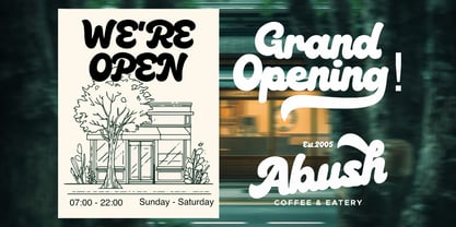 Refind Script Font Poster 2