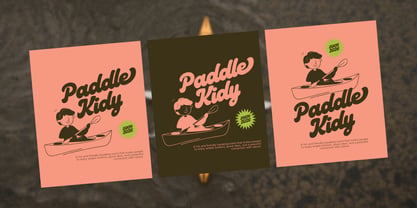 Refind Script Font Poster 3