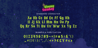 Gloomy Sunday Font Poster 10