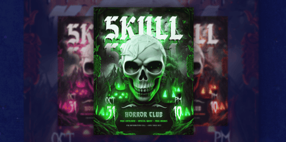 Gloomy Sunday Font Poster 6